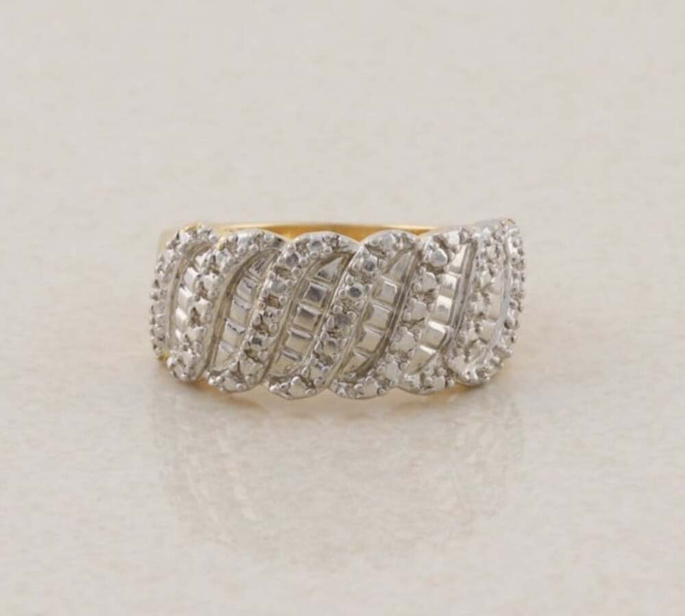 18k Gold Over Sterling Silver Band Ring Size 6 Ross Simons